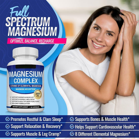 Glycine Magnesium Capsules 90Pills OEM